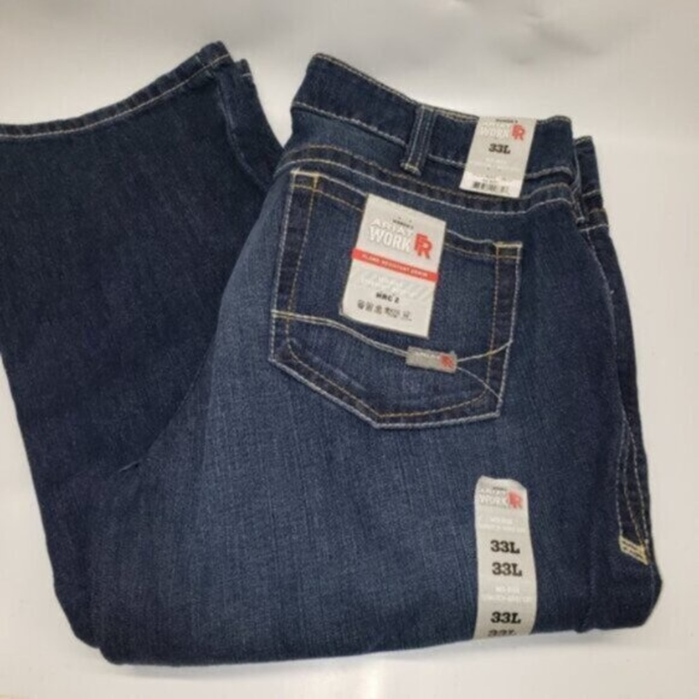 Ariat Work Jean 33L Mid Rise Stretch Boot Cut Flame Resistant